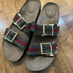 Madden Girl BamBam buckle slides
